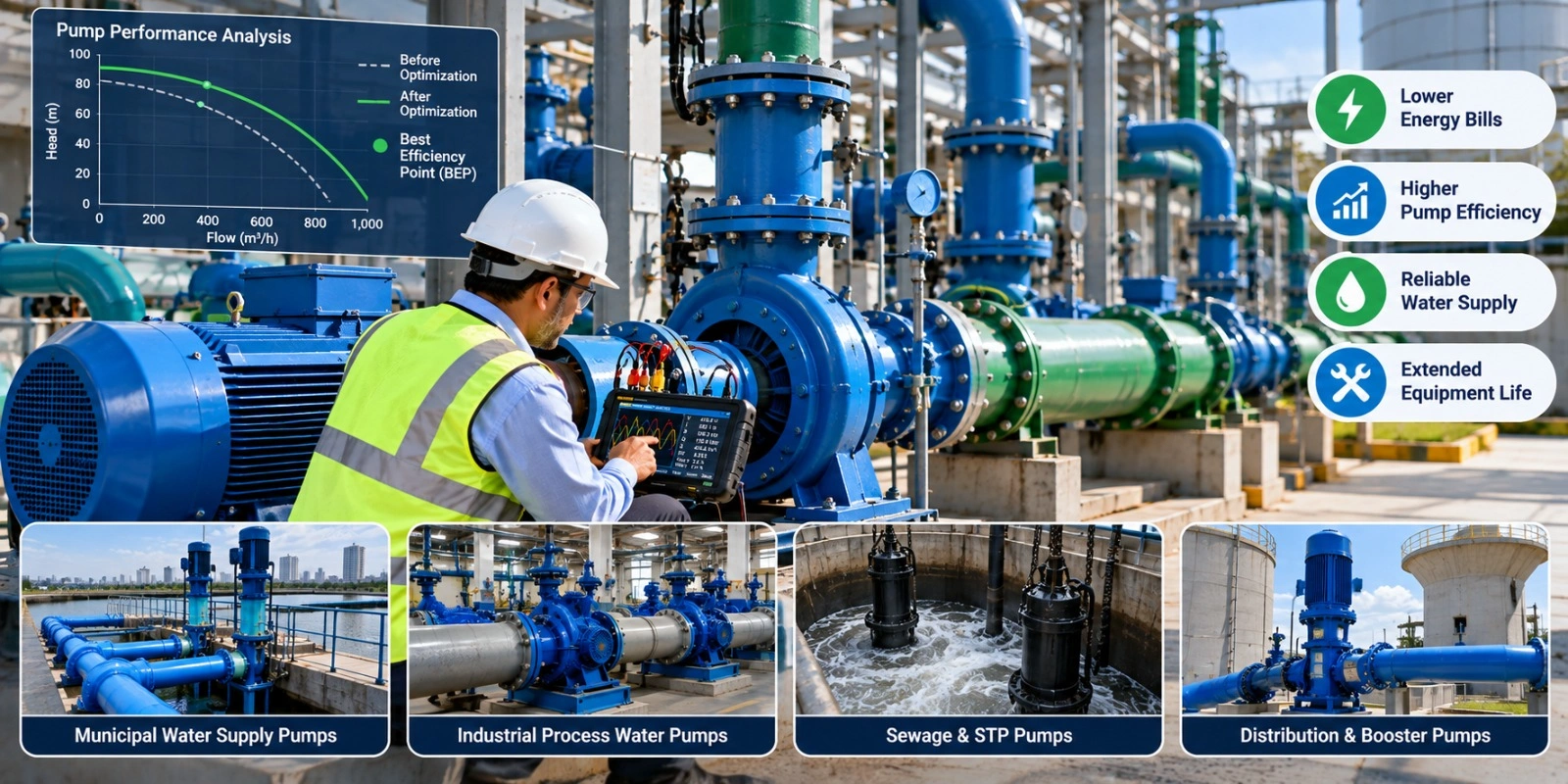 Pumping System Energy Audits & Optimisation